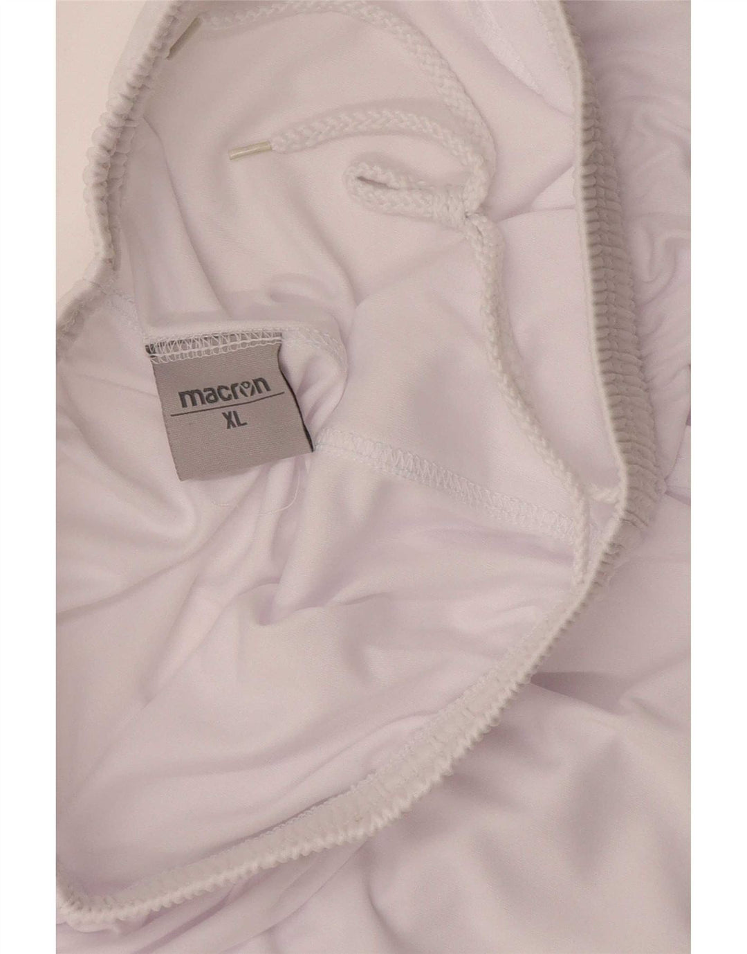 Macron Mens Graphic Sport Shorts XL Blanco