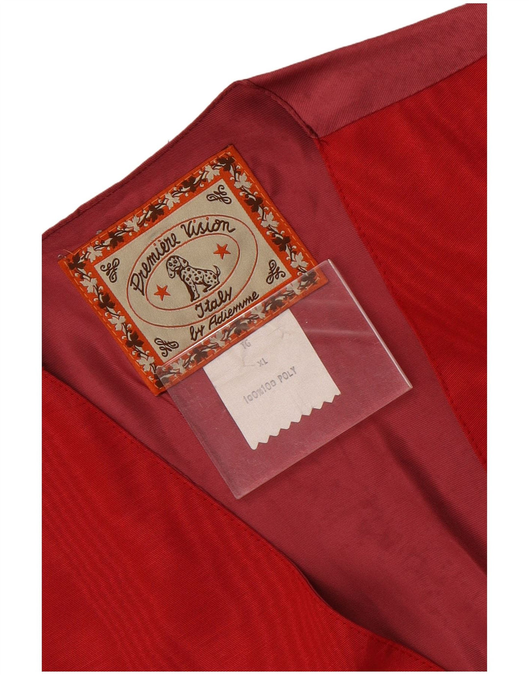 Chaleco Vintage Hombre XL Poliamida Rojo