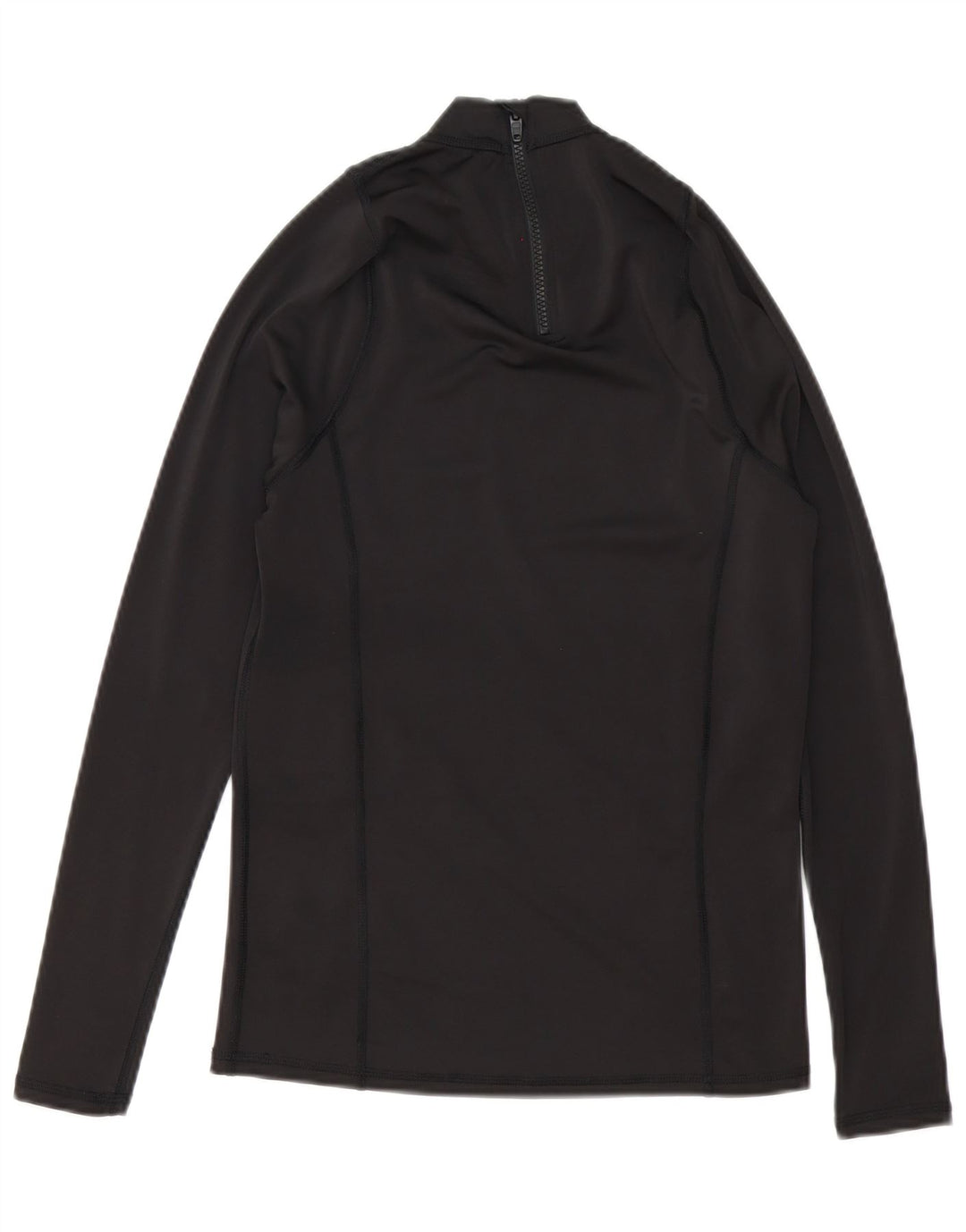 Mistral Mens Graphic Zip Neck Pullover Chándal Top Pequeño Poliéster Negro