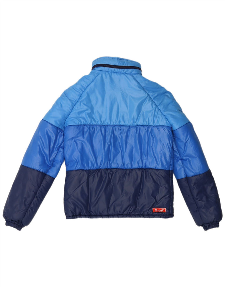 Brunik Chaqueta Acolchada Mujer IT 48 XL Azul Colorblock Poliamida
