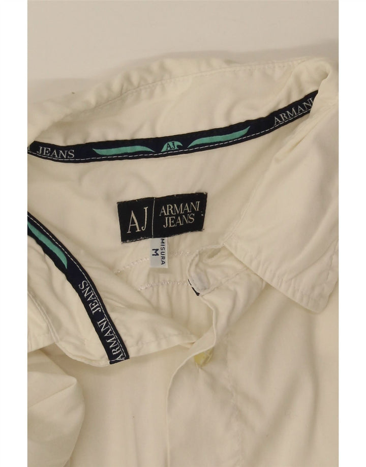 ARMANI JEANS Camisa Hombre Mediana Blanca