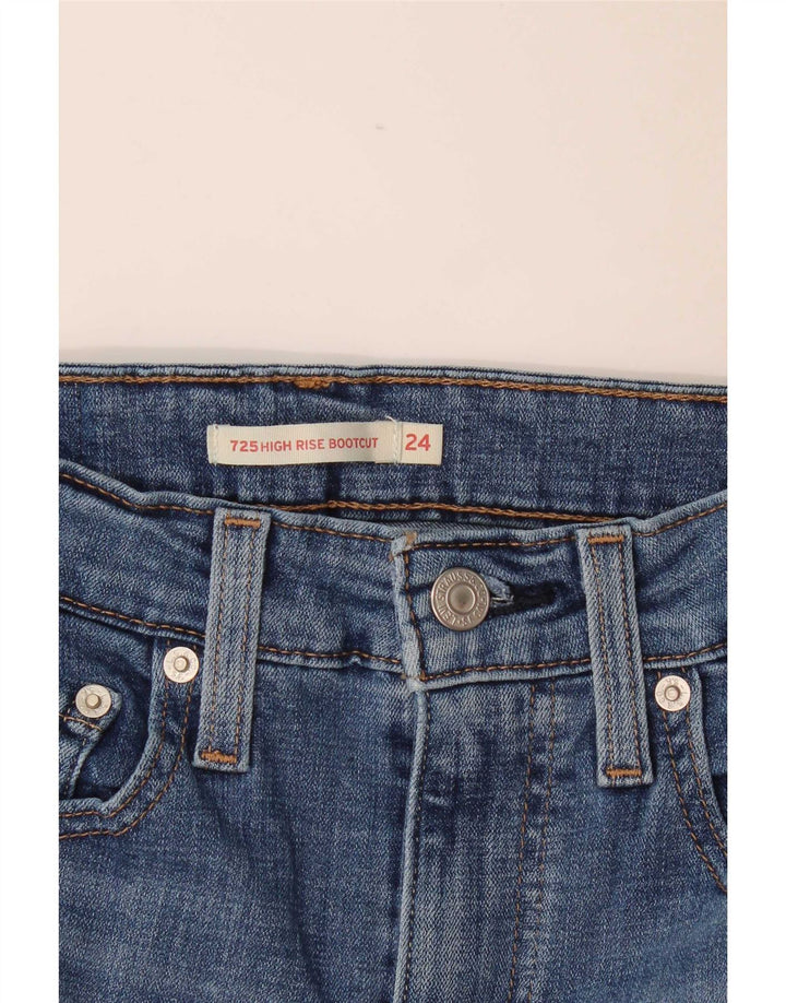 Levi's Vaqueros Bootcut De Talle Alto 725 Para Mujer W24 L31 Azul