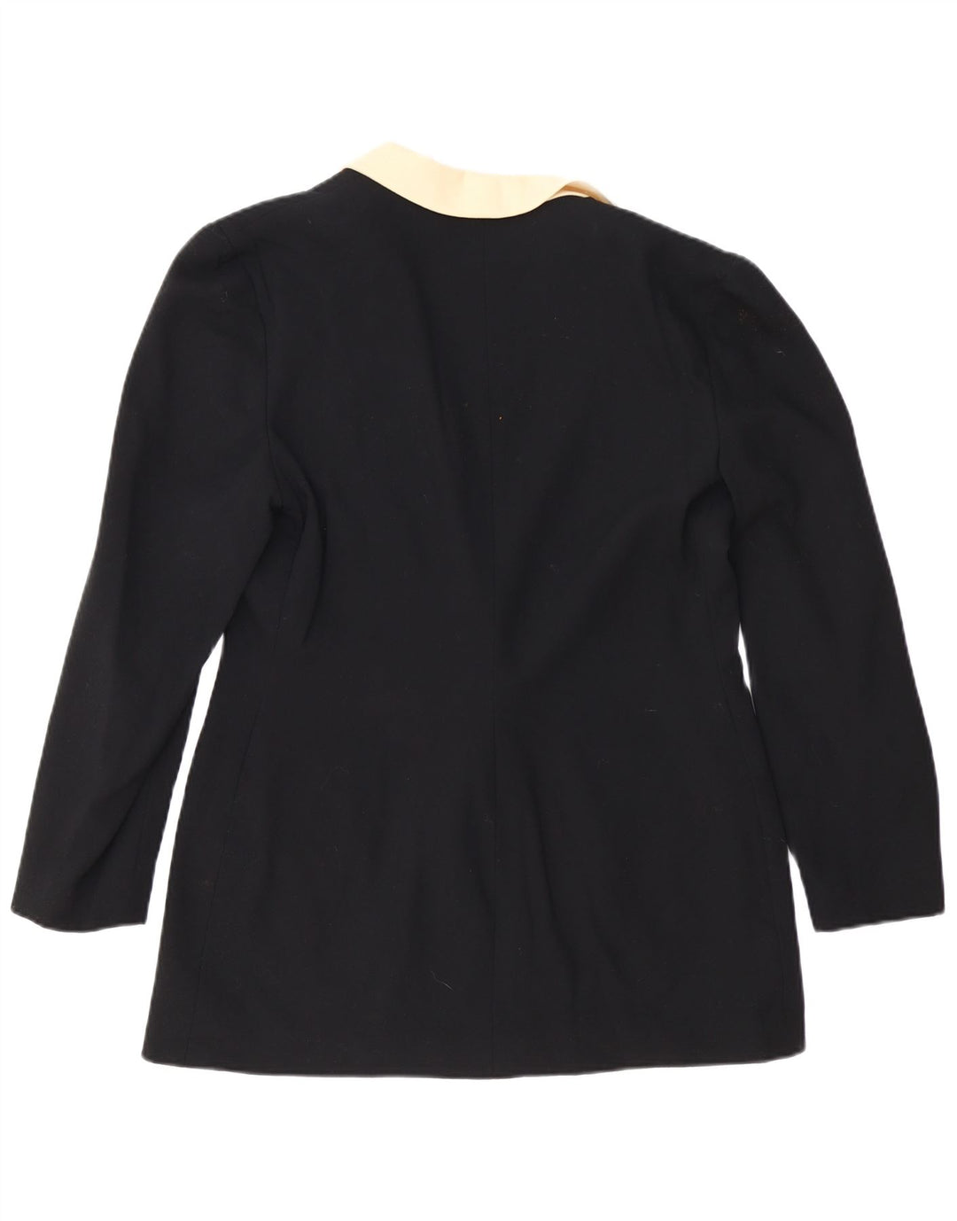 Gai Mattiolo Chaqueta tipo blazer con 1 botón para mujer, talla M, color negro