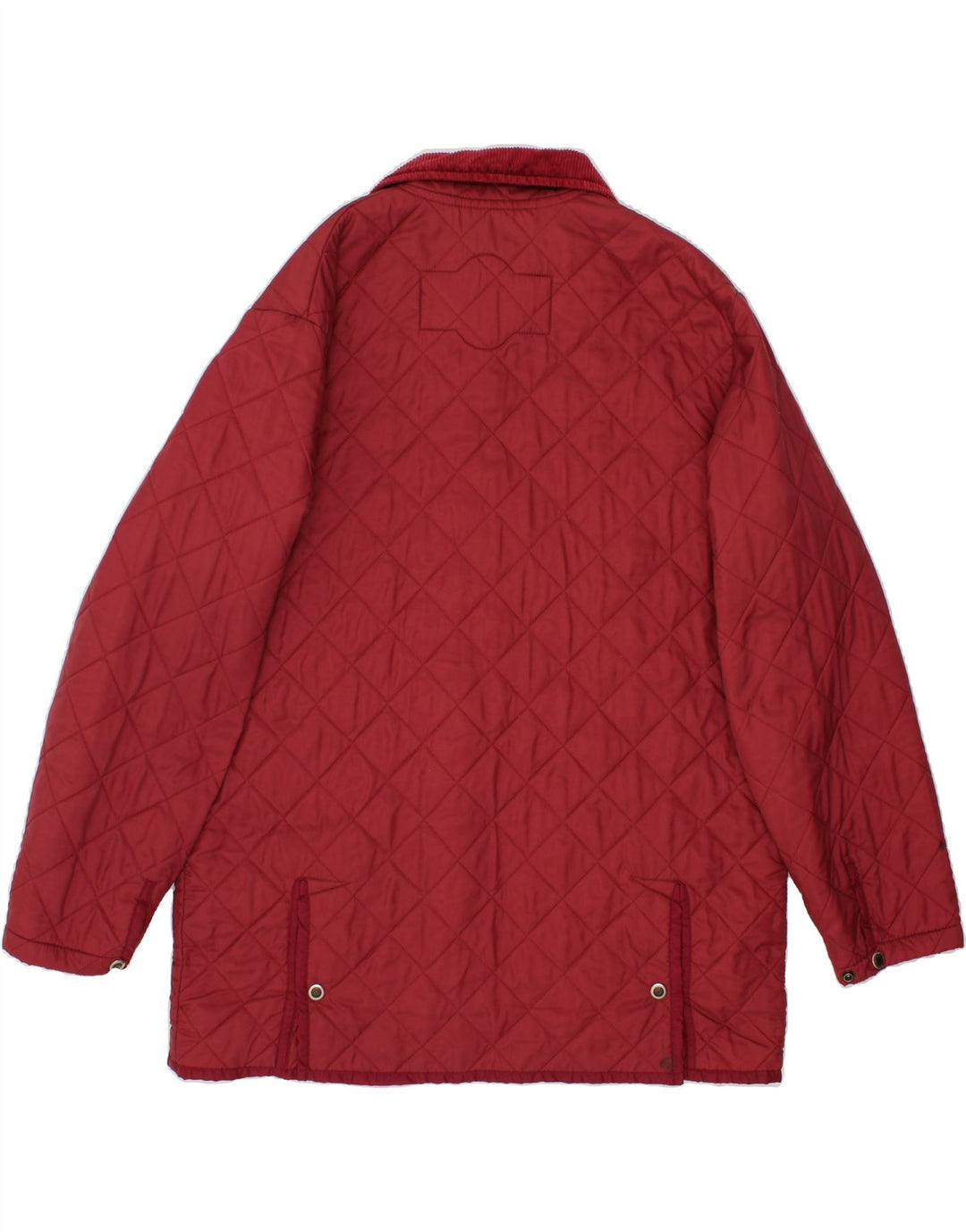 CARRERA Mens Quilted Jacket UK 42 XL Red Vintage Carrera and Second-Hand Carrera from Messina Hembry 