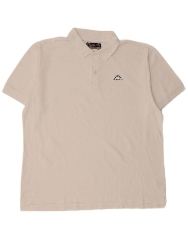 KAPPA Polo Hombre XL Blanco Algodón