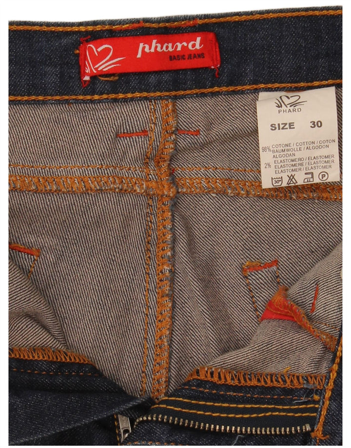 Vaqueros Rectos Mujer Phard W30 L31 Algodón Azul Marino