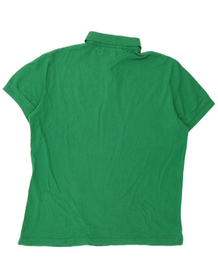 TOMMY HILFIGER Polo Custom Fit para hombre Verde medio