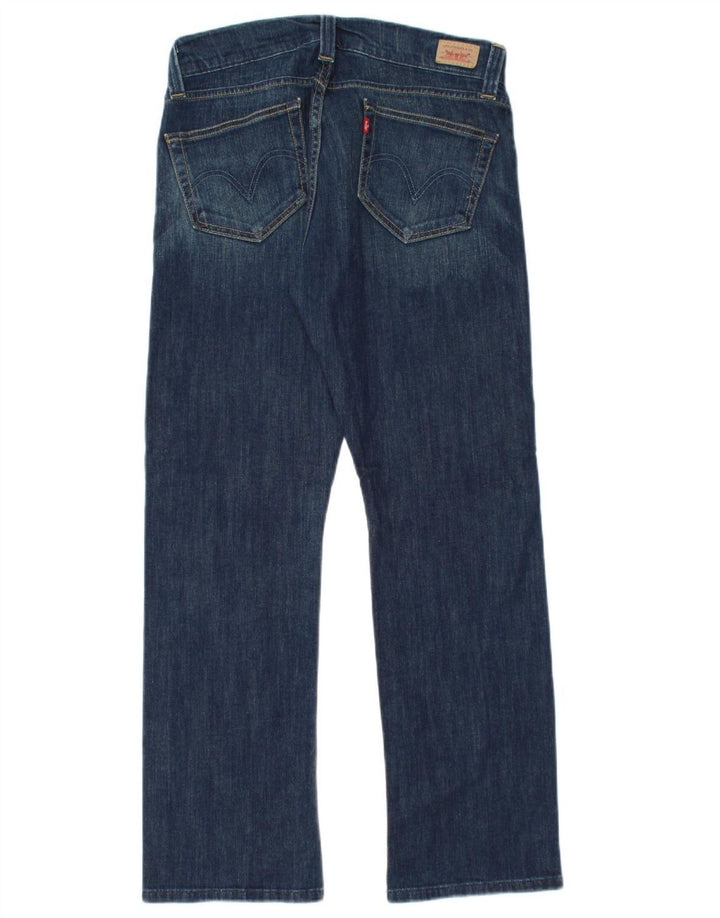 LEVI'S Jeans rectos inclinados 504 para mujer US 13 Grande W34 L30 Algodón azul