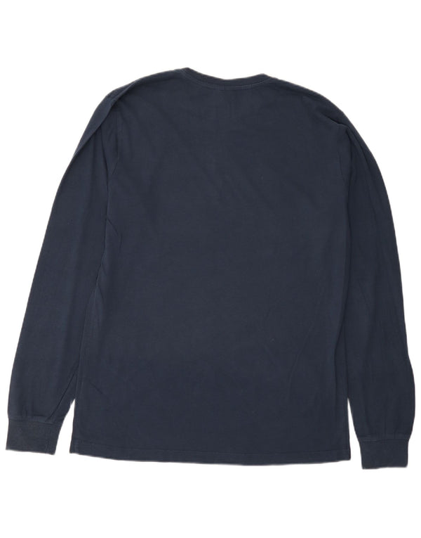Kappa Hombre Top Manga Larga Medio Azul Marino Algodón