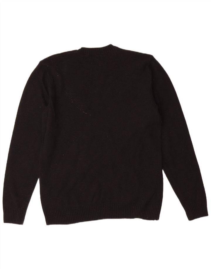 Levi's Jersey estándar con cuello redondo para hombre de lana negra mediana