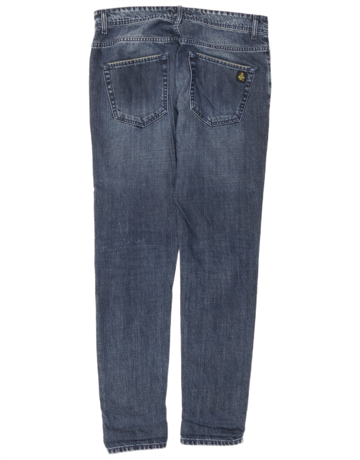Refrigiwear Vaqueros ajustados para hombre W34 L30 Algodón azul marino
