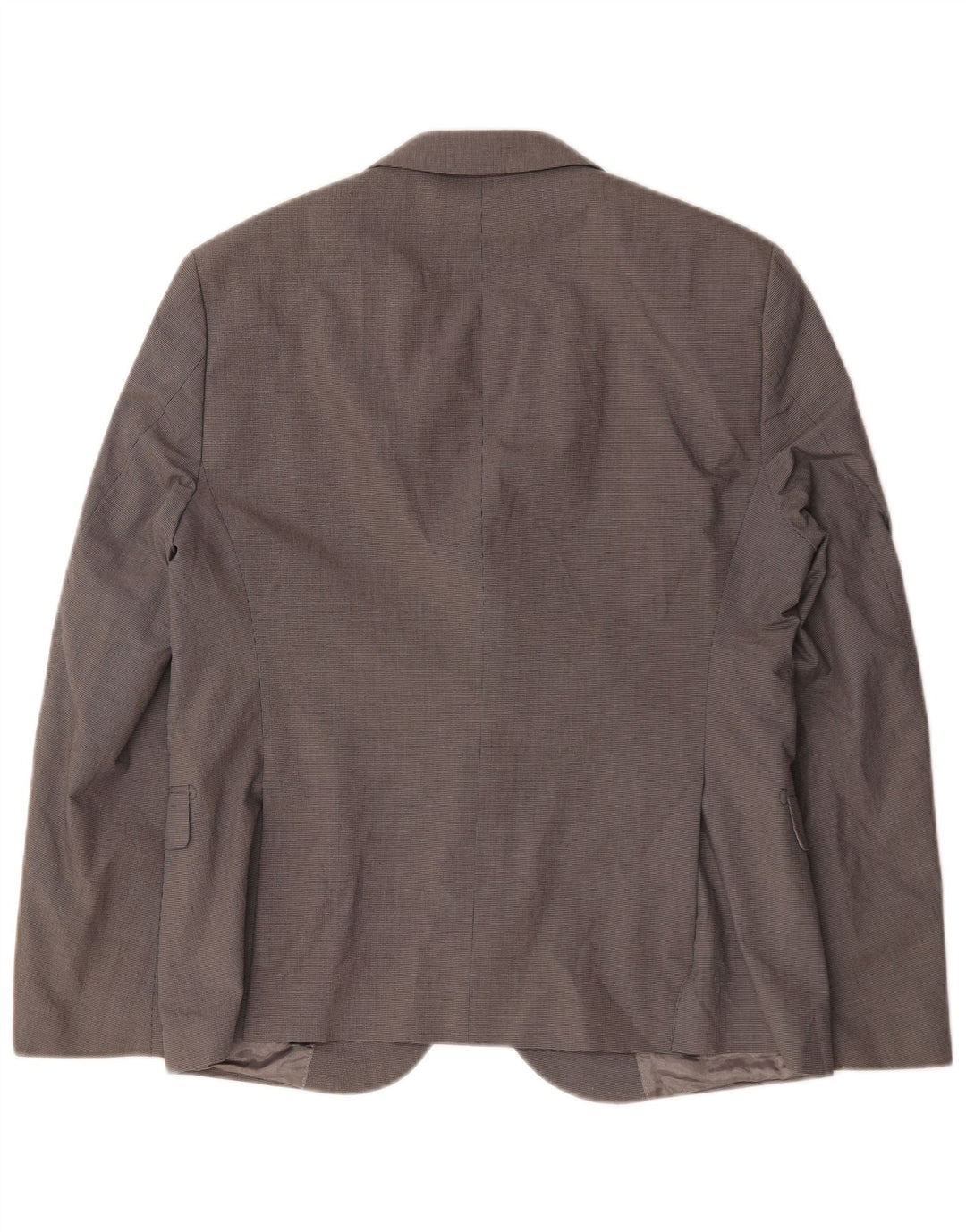 Daniele Alessandrini Chaqueta tipo blazer de 2 botones para hombre IT 52 XL Pata de gallo gris