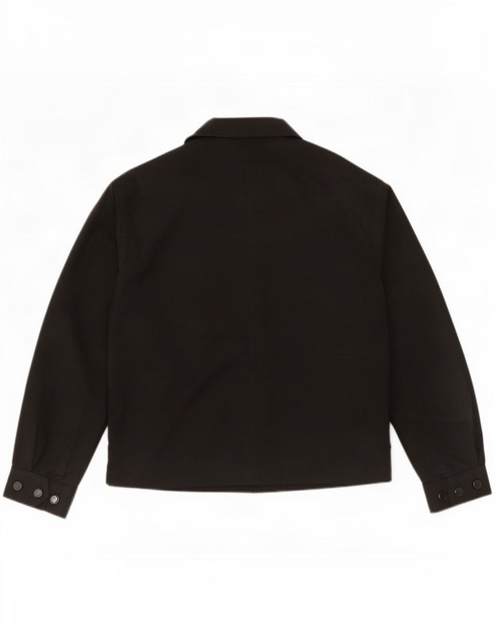 Zara Mens Bomber Jacket UK 36 Small Poliéster Negro