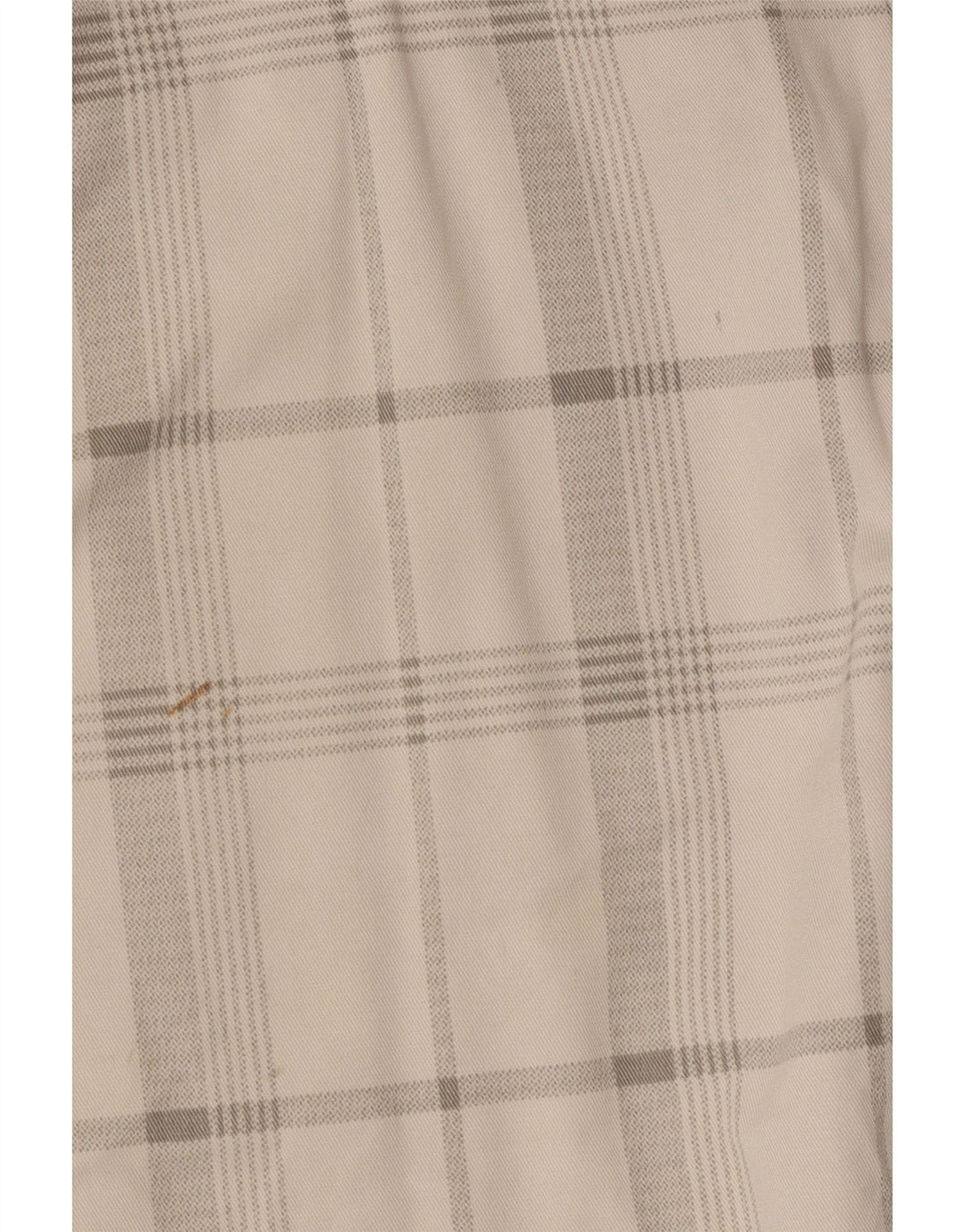 QUIKSILVER Pantalones cortos chinos para hombre W38 XL Algodón a cuadros blancos