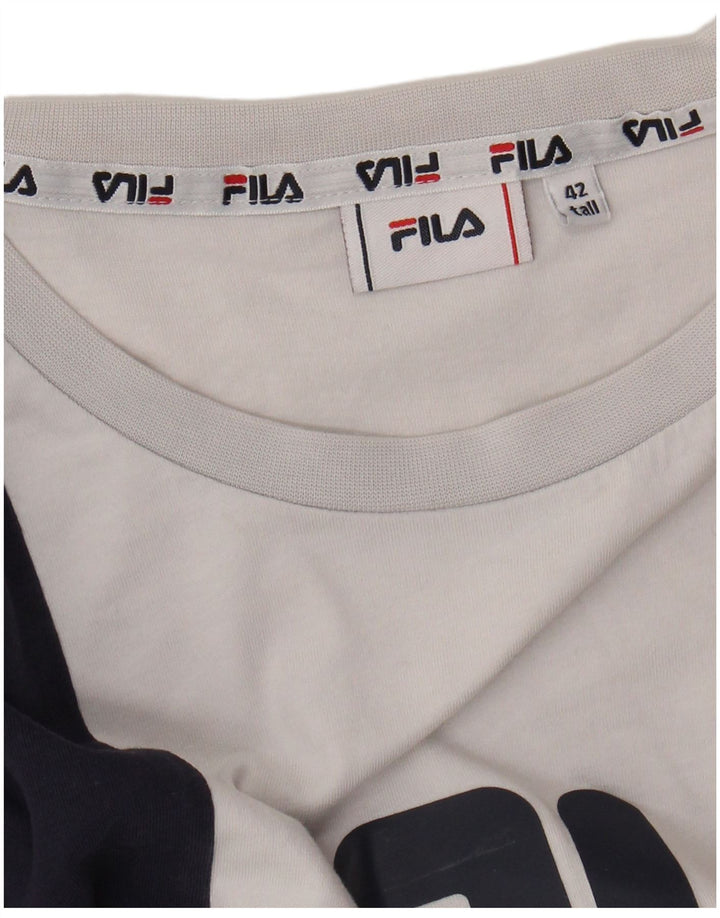 FILA Camiseta gráfica para mujer Top IT 42 Medium Multicolor Colourblock