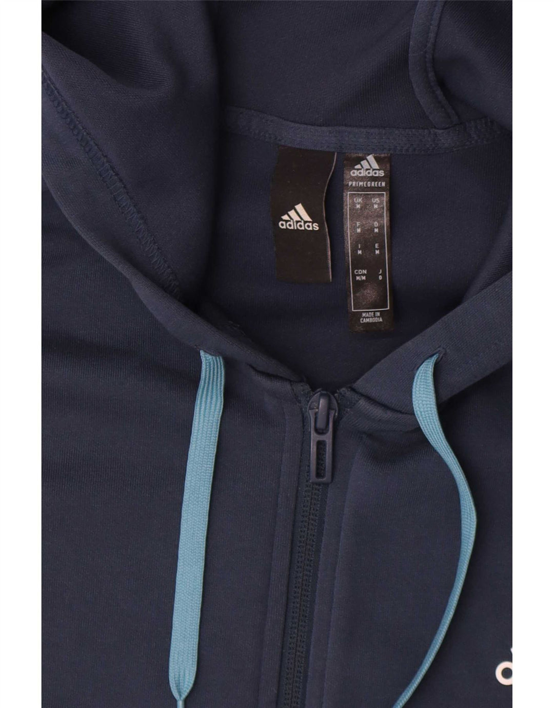 Adidas Hombre Aeroready Chándal Top Chaqueta Mediano Azul Marino Colorblock