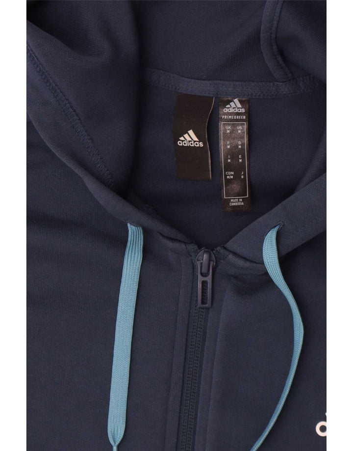 Adidas Hombre Aeroready Chándal Top Chaqueta Mediano Azul Marino Colorblock