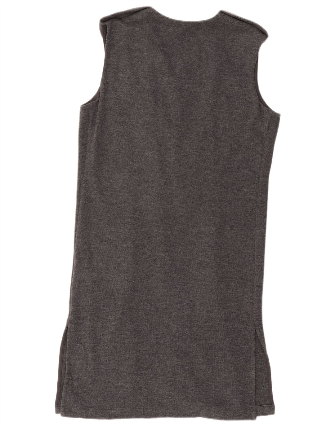 MARKS & SPENCER Suéter tipo cárdigan sin mangas para mujer UK 8 Small Grey