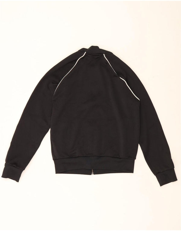 Adidas - Chaqueta de chándal para mujer, talla 40, talla mediana, poliéster negro
