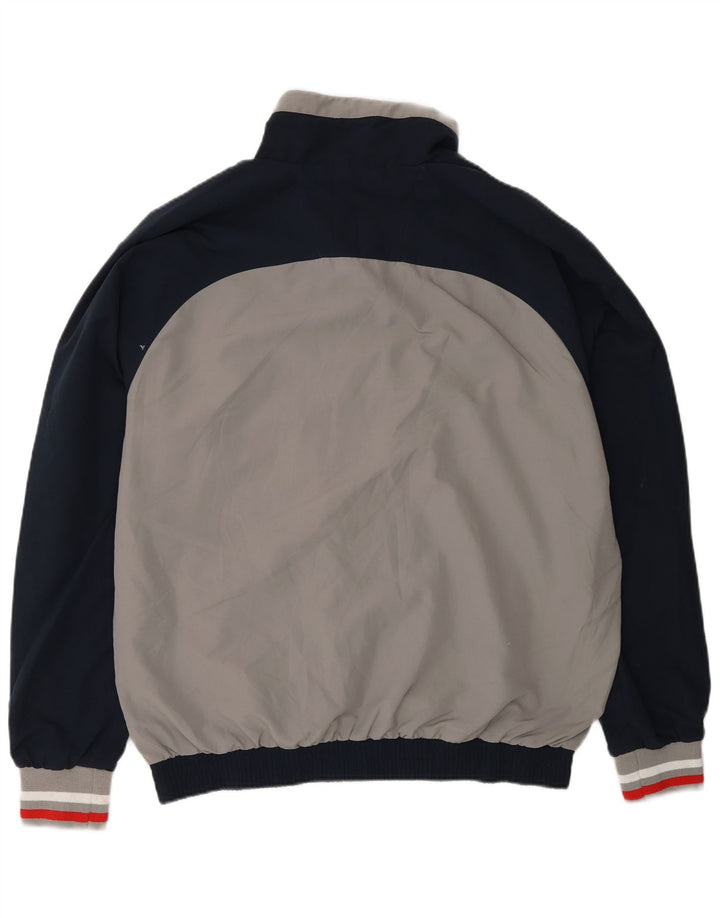 Champion Chaqueta de chándal para hombre XL Gris Colorblock Poliéster