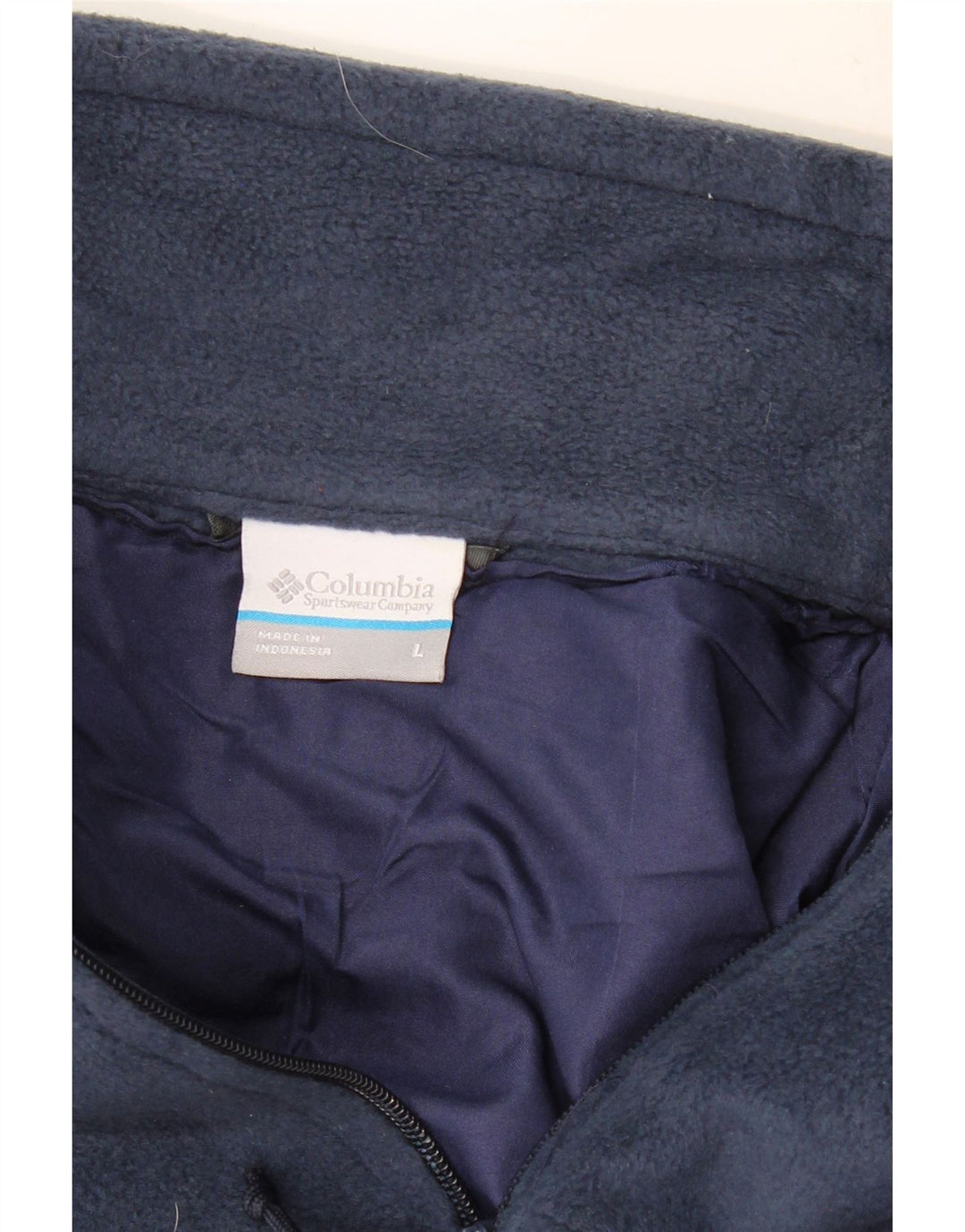 COLUMBIA Chaqueta polar para hombre UK 40 Large Azul marino