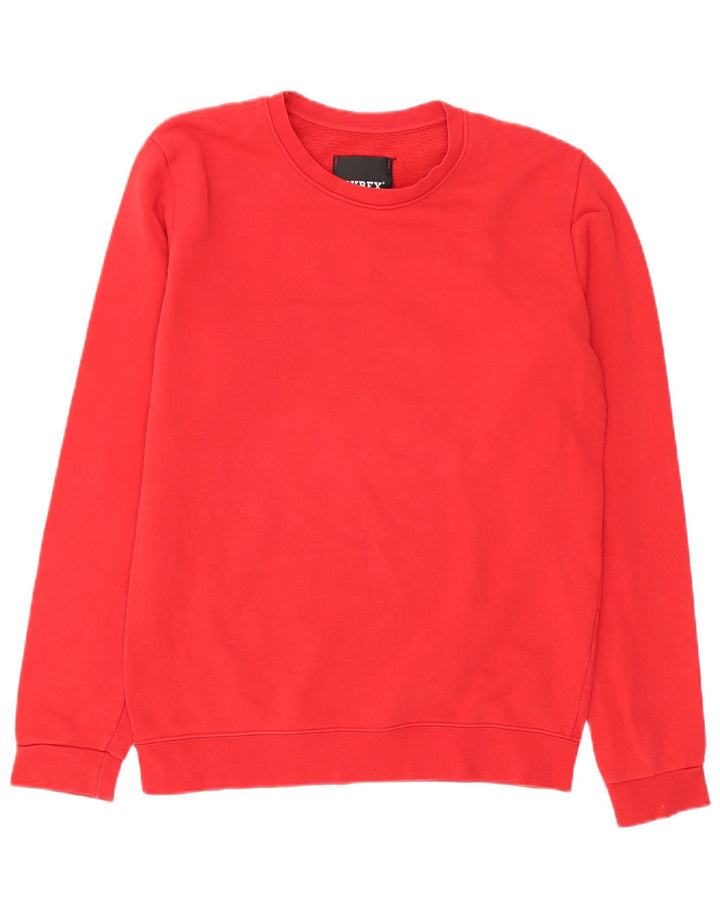 Pyrex Hombre Sudadera Gráfica Jumper Algodón Rojo Mediano