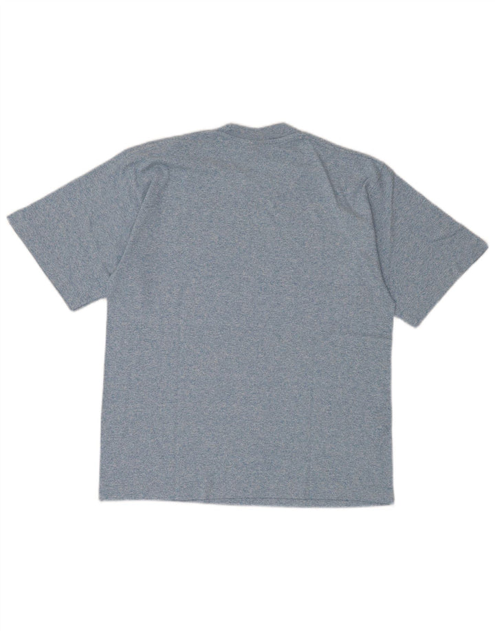 CHAMPION Camiseta para hombre Top Small Blue Moteado de algodón