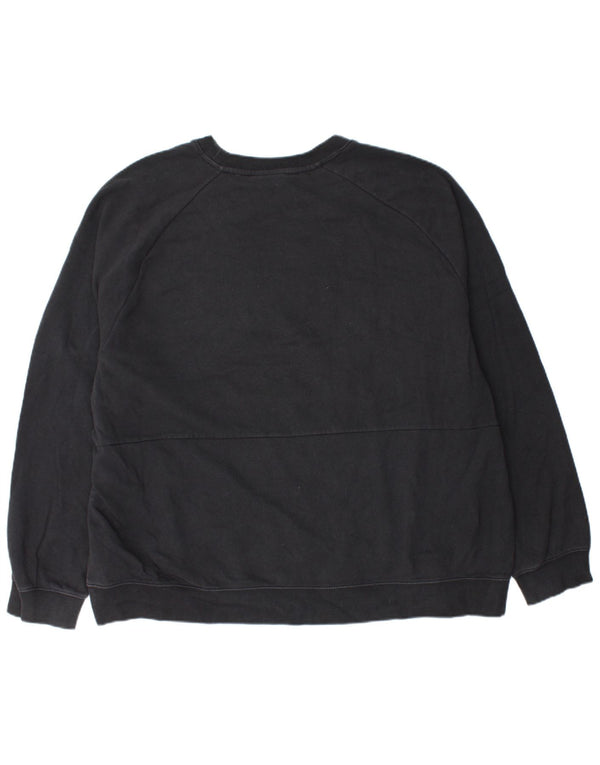 Nike - Sudadera gráfica para hombre, talla 2XL, algodón negro con bloques de color