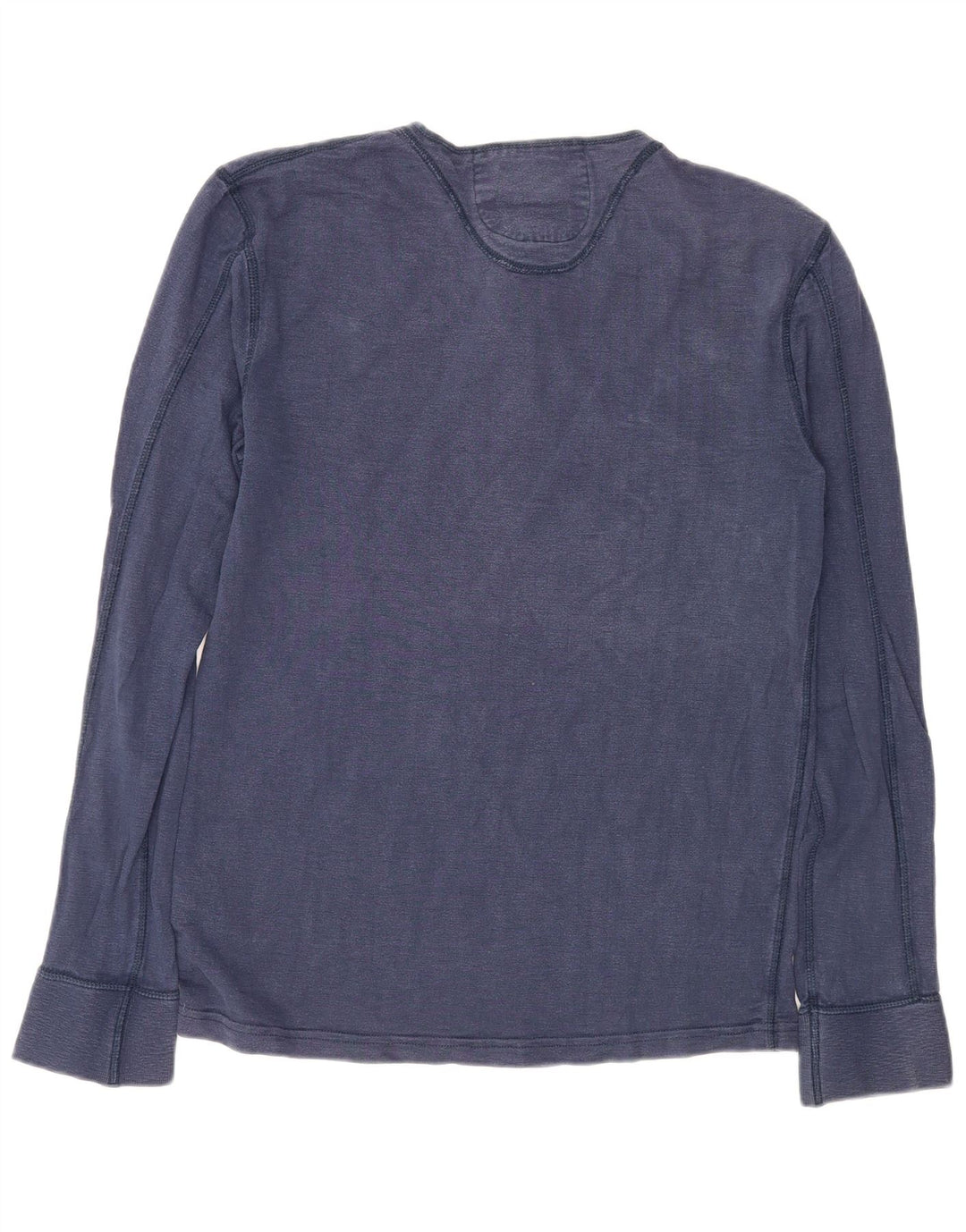 Superdry Hombre Top Manga Larga 2XL Algodón Azul Marino