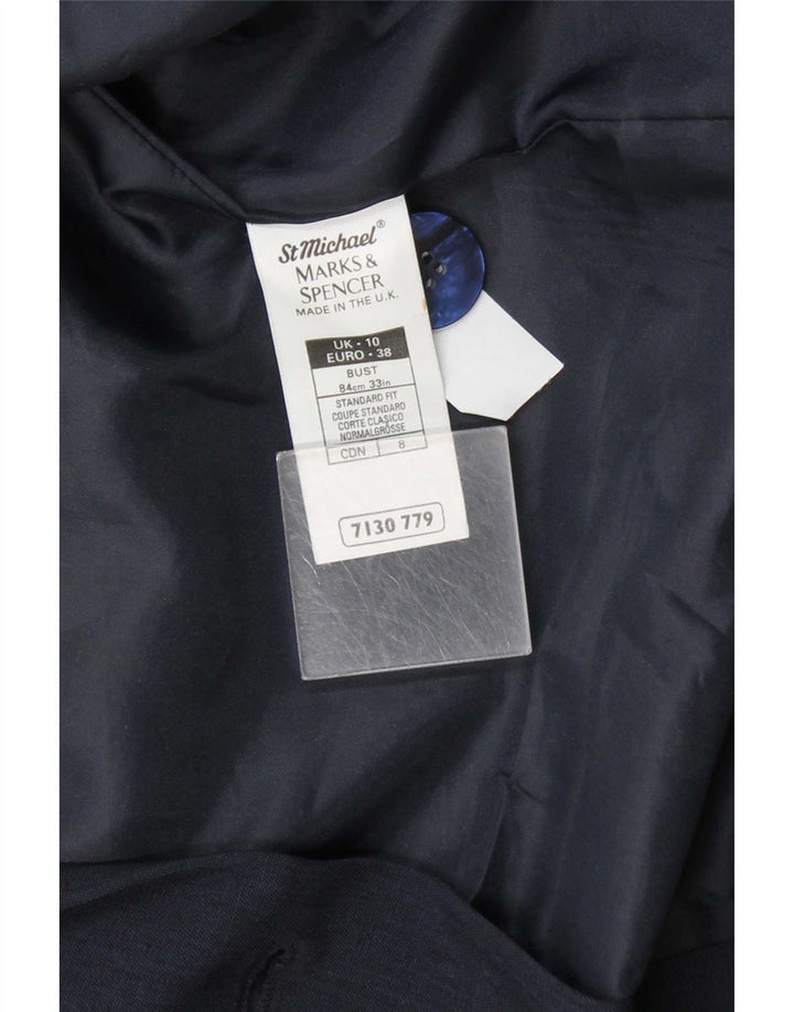 Marks & Spencer Chaqueta St. Michael Blazer para Mujer UK 10 Small Azul Marino
