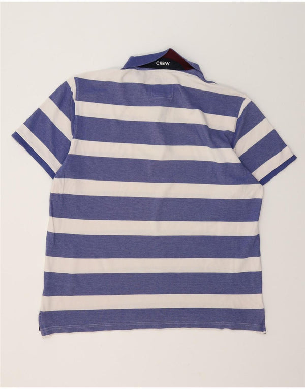Crew Clothing Polo para hombre 2XL Algodón a rayas azules