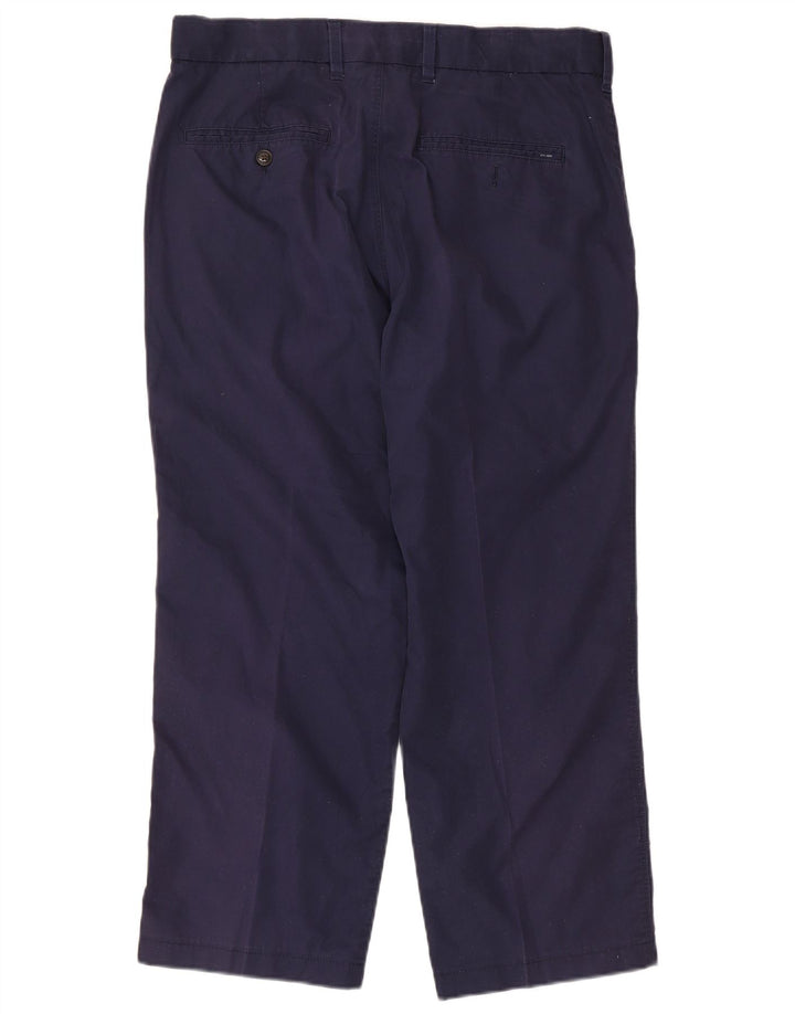 Marks & Spencer Pantalones cortos para hombre W34 L25 Algodón azul marino