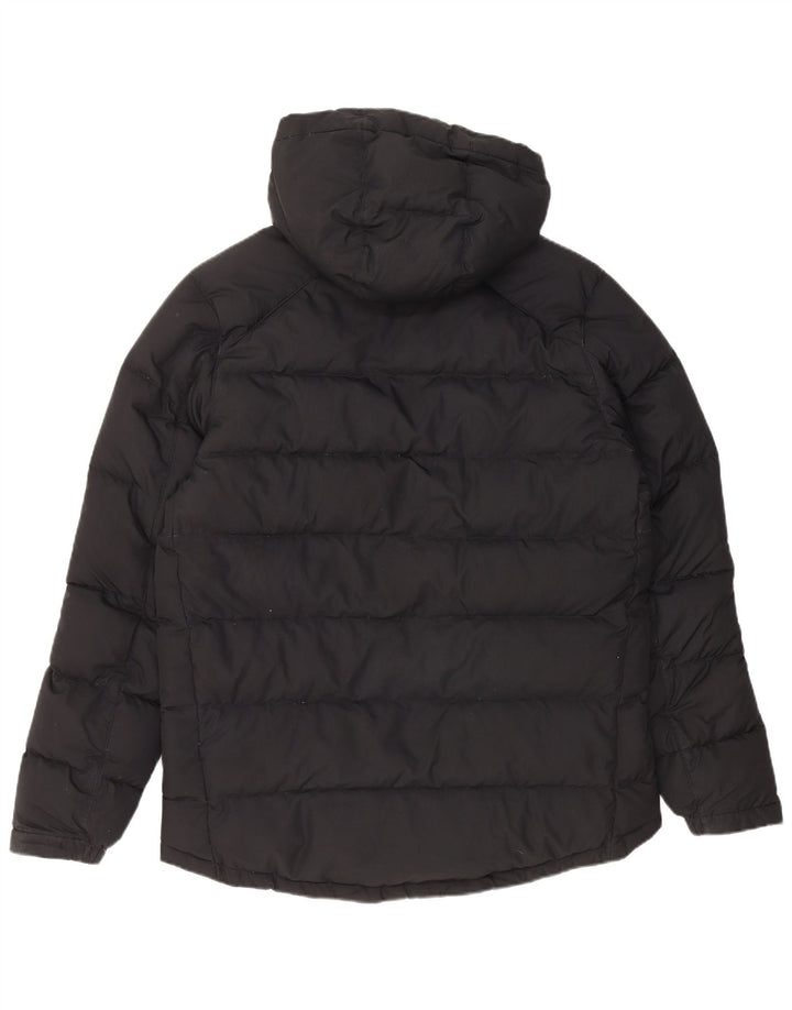 Nike - Chaqueta acolchada con capucha para hombre, talla 40, poliéster negro grande