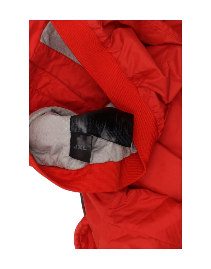 DAINESE Boys Graphic Windbreaker Jacket 10-11 Years XL Red Colourblock Vintage Dainese and Second-Hand Dainese from Messina Hembry 
