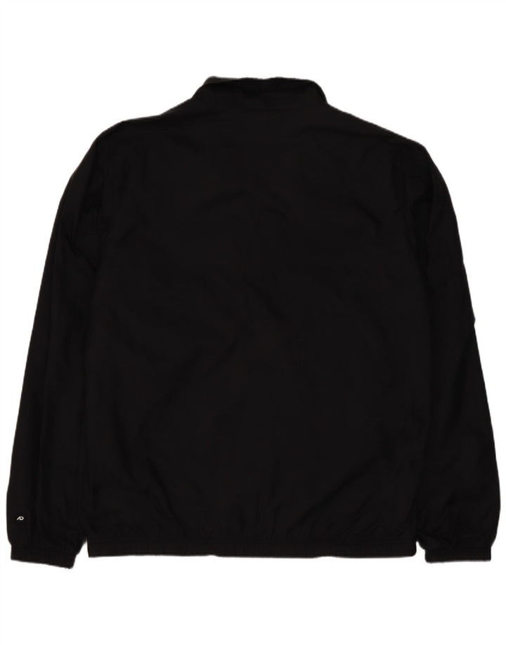 Nike Chaqueta de chándal para hombre UK 38/40 Medium Black Colourblock Nylon