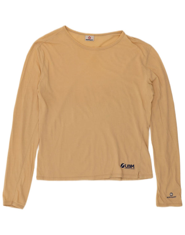 Murphy & Nye Top Mujer Manga Larga UK 40 XL Algodón Beige