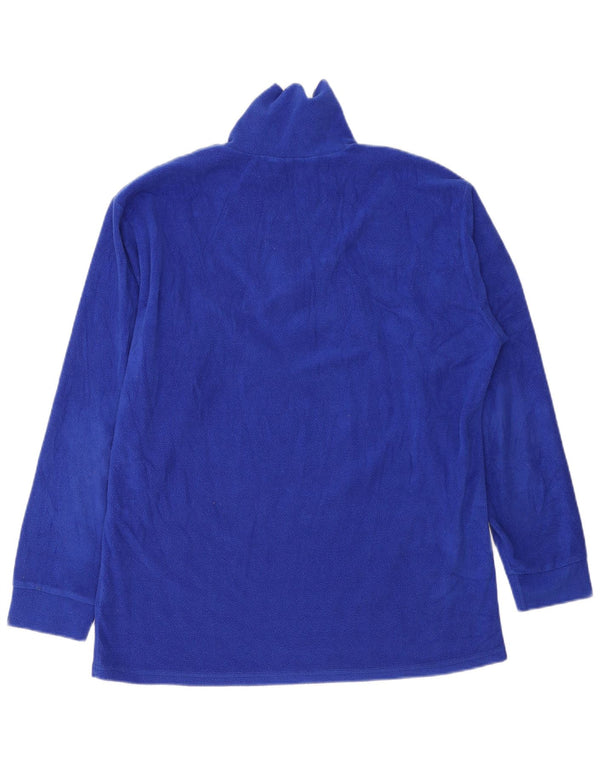 Fila Jersey polar con cuello y cremallera para hombre IT 56 XL Poliéster azul