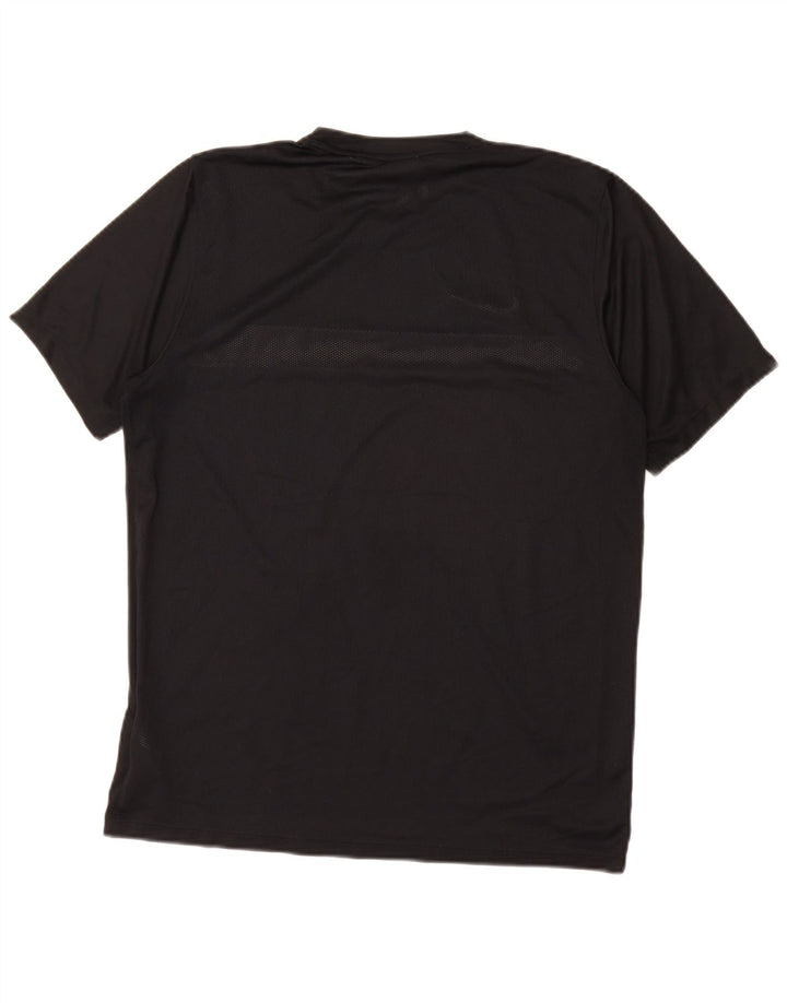 NIKE Camiseta Dri Fit para Hombre Top Grande Poliéster Negro