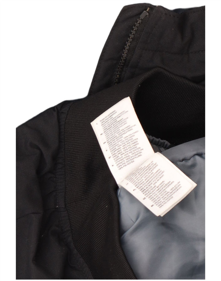 Adidas Chaqueta Bomber con Capucha para Hombre UK 36 Small Poliéster Negro