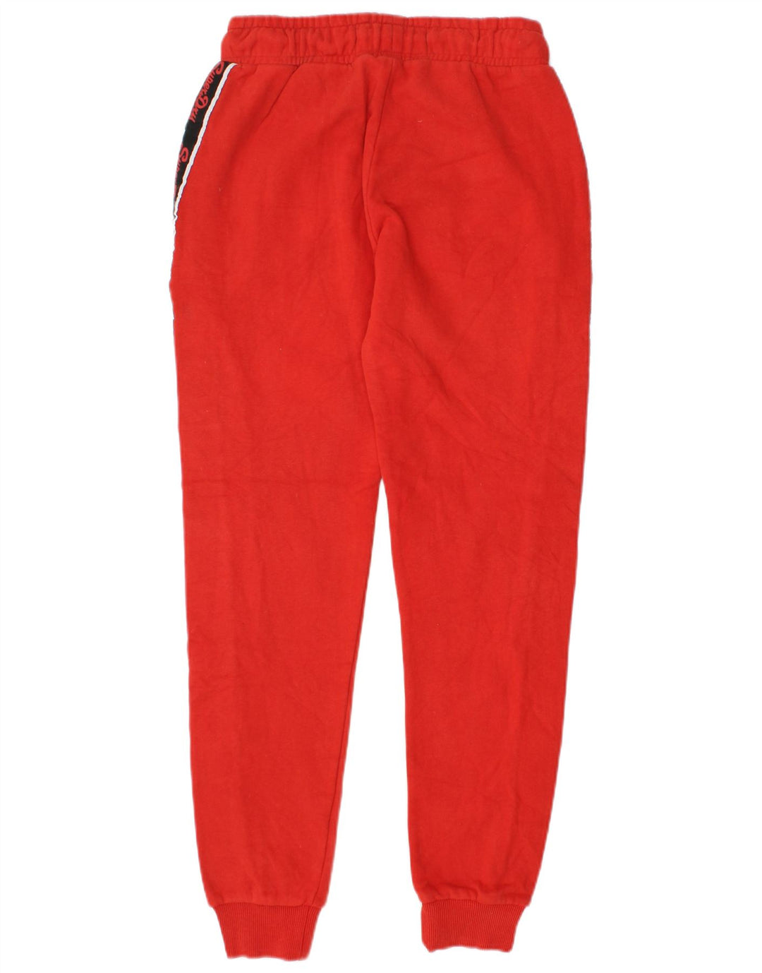 SUPERDRY Pantalones de chándal con estampado gráfico para mujer Joggers UK 6 XS Rojo Colorblock