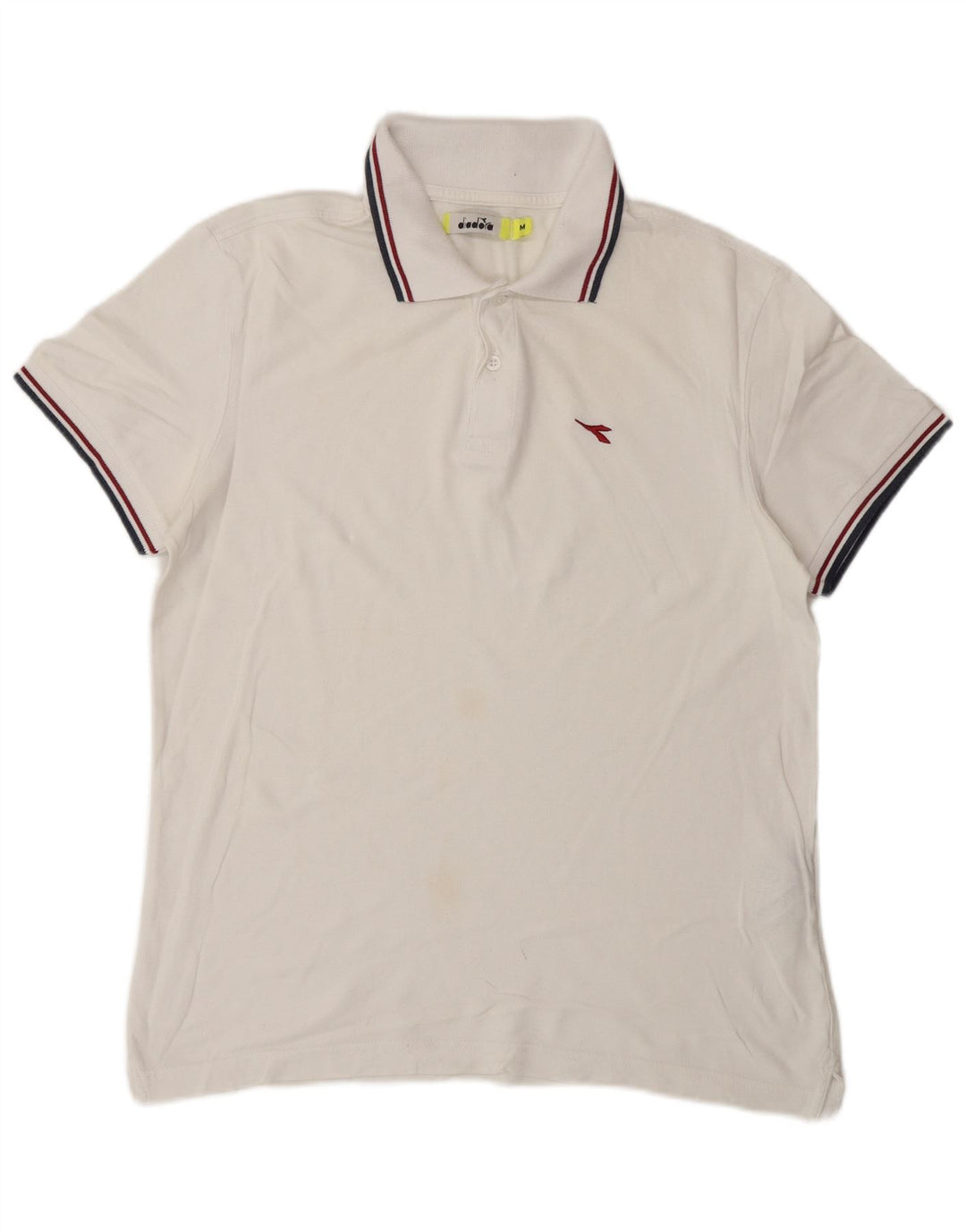 DIADORA Polo Hombre Algodón Blanco Mediano