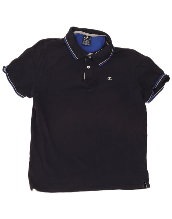 Champion Polo Hombre XL Azul Marino Algodón
