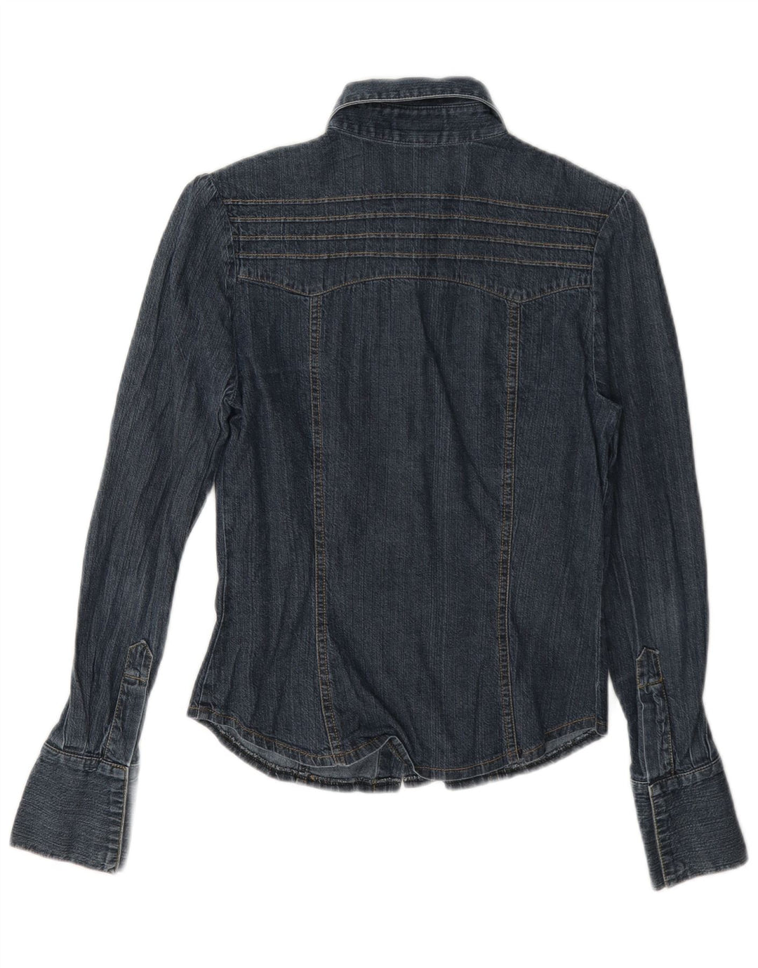 Camisa vaquera Oasis para mujer UK 8 Small Algodón azul marino