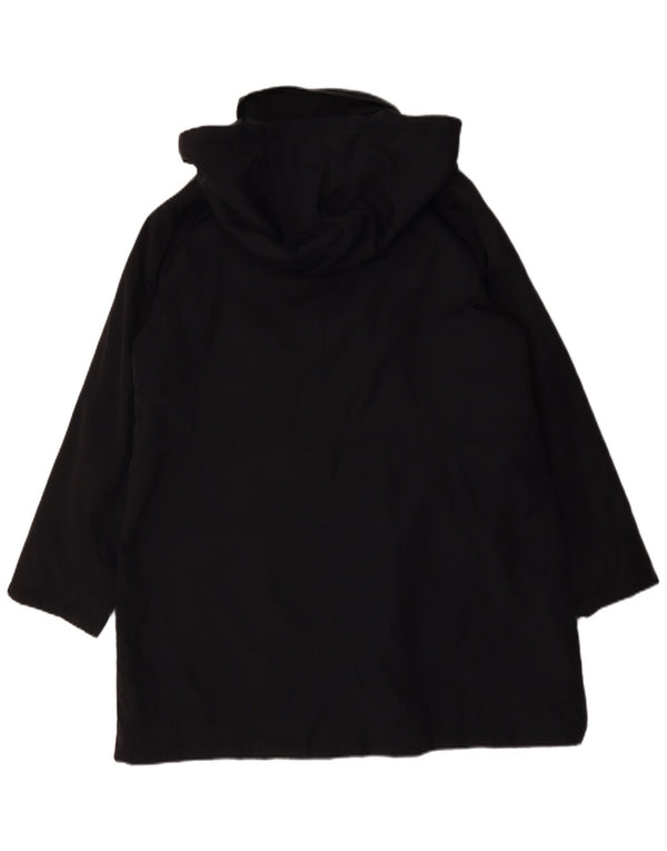 Marks & Spencer Chaqueta Parka Extragrande con Capucha para Mujer UK 46 Grande Negro
