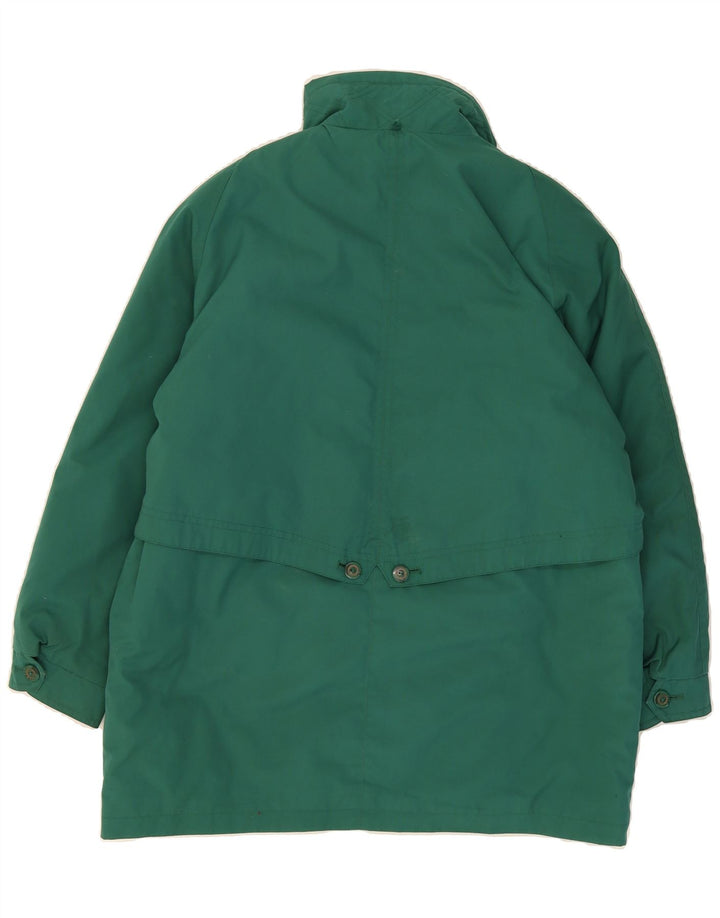 DAVID BARRY Womens Windbreaker Coat UK 18 XL Green Polyester Vintage David Barry and Second-Hand David Barry from Messina Hembry 