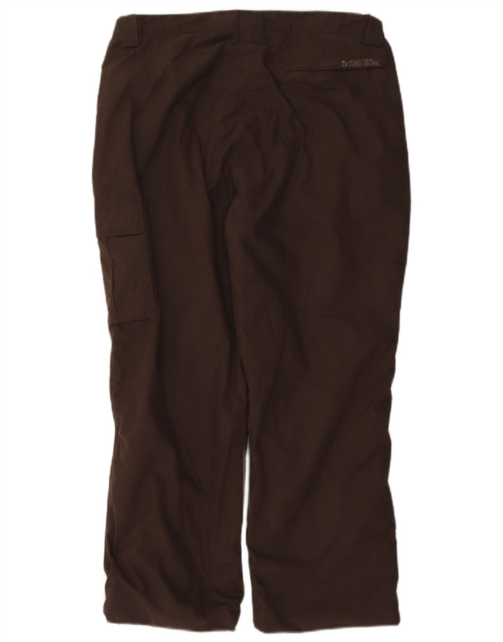 MOUNTAIN WAREHOUSE Pantalones cortavientos para mujer UK 14 Large W34 L27 Marrón