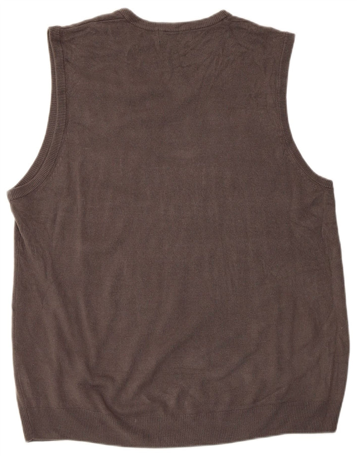 Marks & Spencer - Camiseta sin mangas para hombre, color azul, XL, acrílico gris
