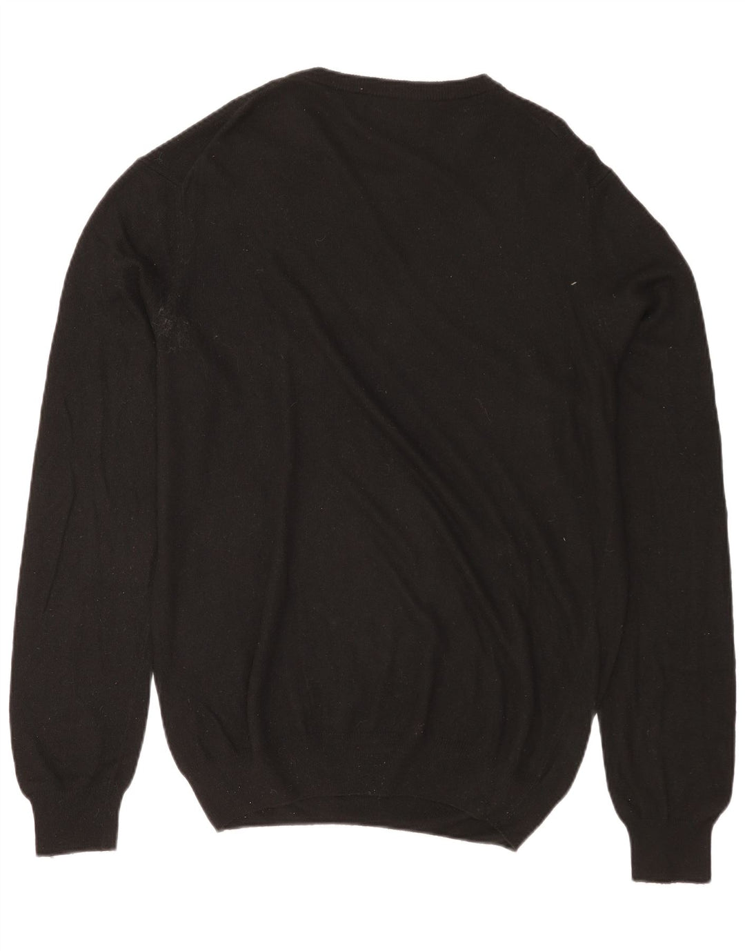 TRUSSARDI Jersey con cuello barco para hombre, talla grande, poliamida negra