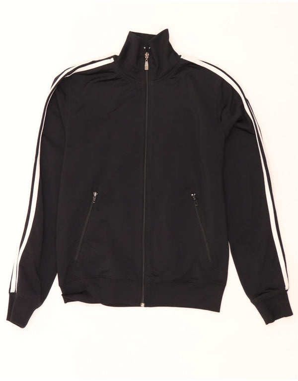 Converse Hombres Chándal Top Chaqueta Pequeña Poliéster Negro