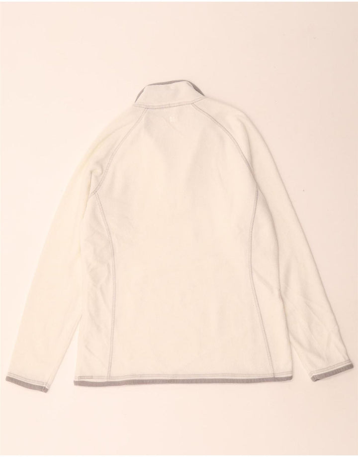 Jersey de forro polar con cremallera y cuello para mujer de Mountain Warehouse UK 40 Medium White